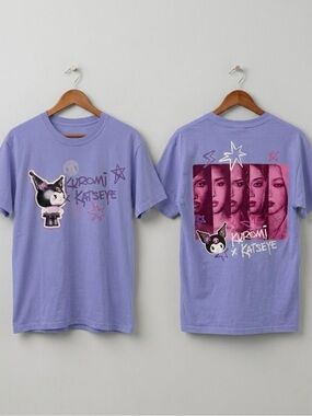 Kuromi x Katseye Band Comfort Color Graphic Tee